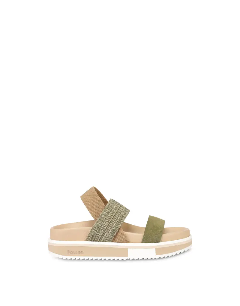 Sandalo Fussbet in crosta Cheyenne CACTUS, 37, Pollini