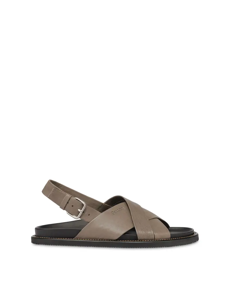Sandalo in Nappa Natural Feeling MILITARE, 42, Pollini