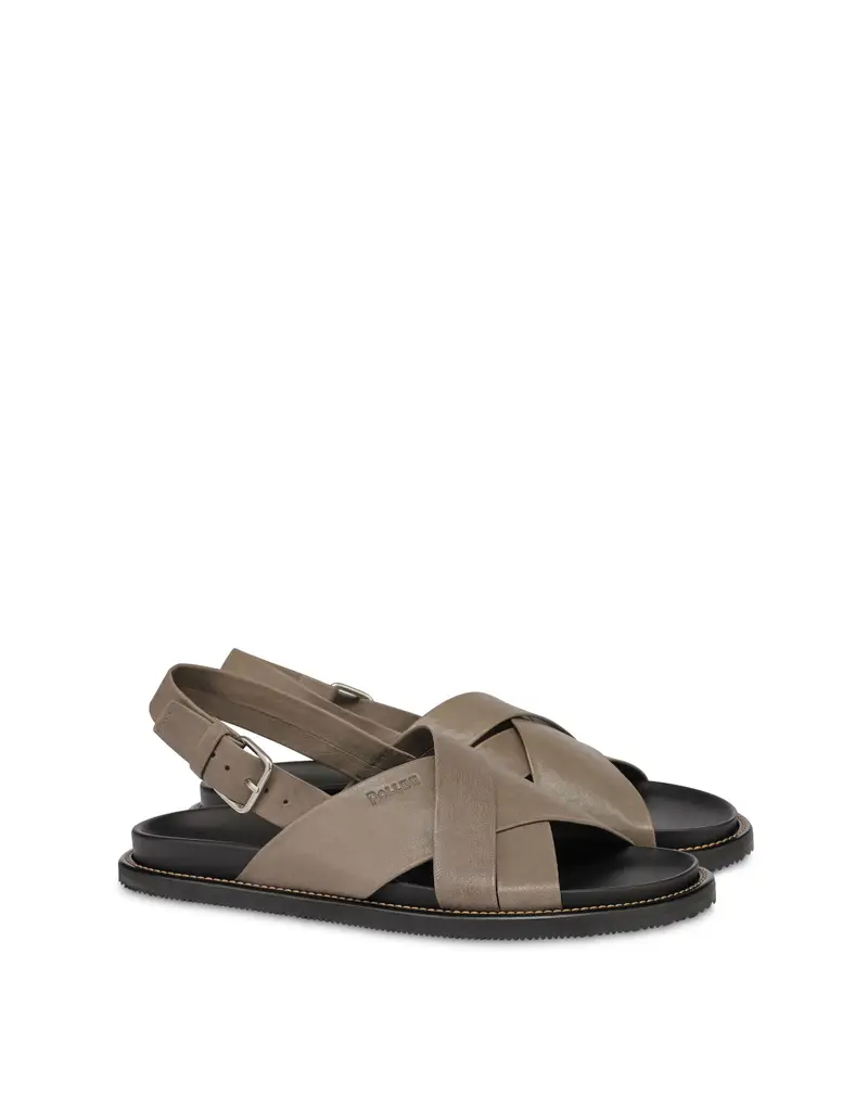 Sandalo in Nappa Natural Feeling MILITARE, 42, Pollini miniatura 2