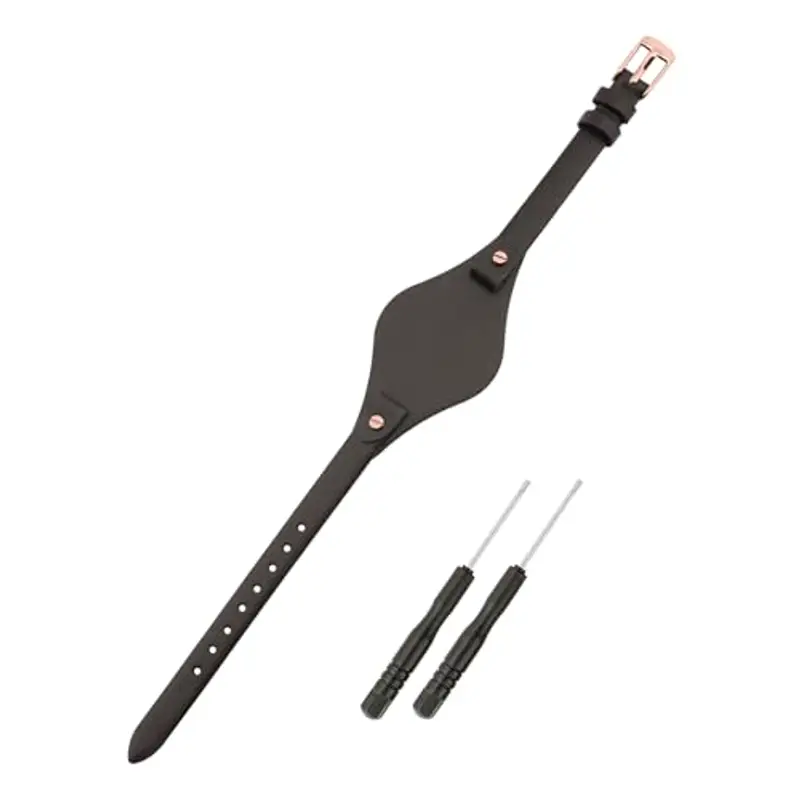 SANDEIN Cinturino di ricambio compatibile con Fossil, da donna, in morbida pelle, 8 mm, per Fossil ES3077, ES3148,