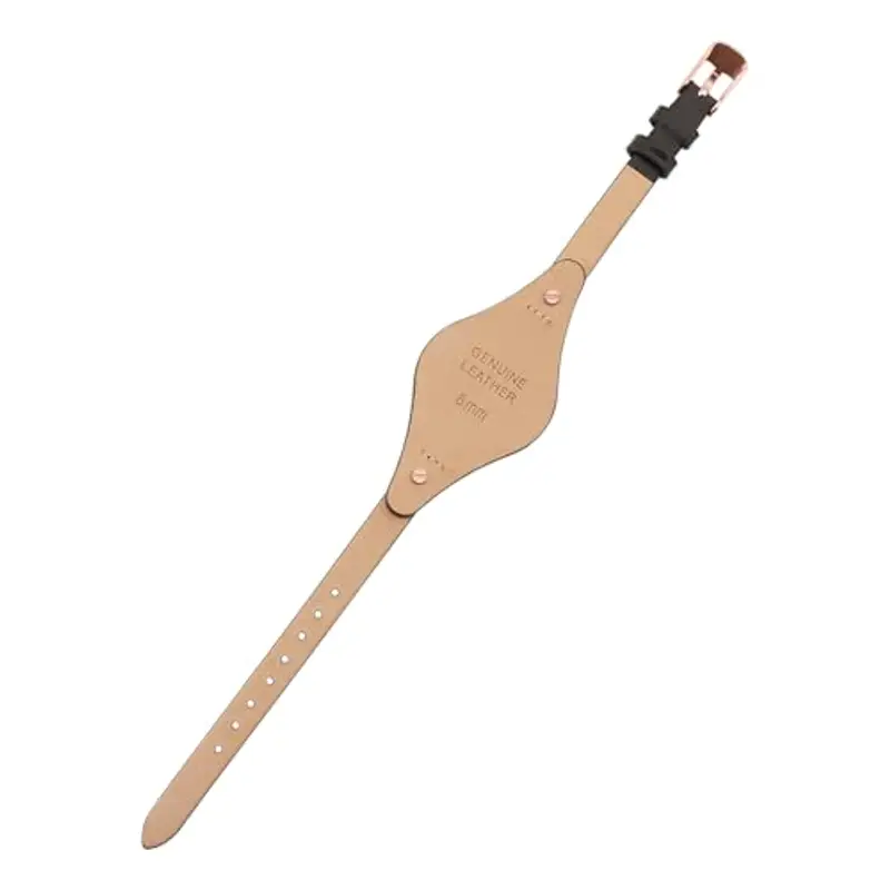 SANDEIN Cinturino di ricambio compatibile con Fossil, da donna, in morbida pelle, 8 mm, per Fossil ES3077, ES3148 miniatura 2