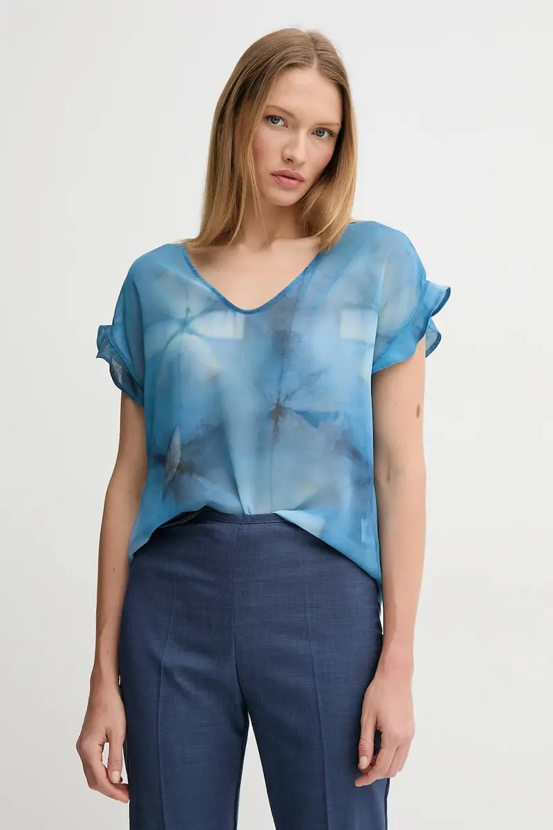 camicetta donna colore blu S32XBEMEFISTO