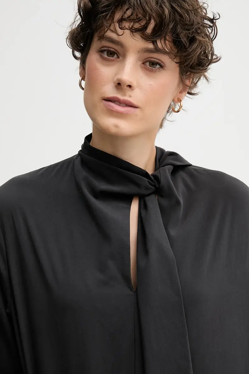 camicetta donna colore nero S165YBFCRUSCA miniatura 4