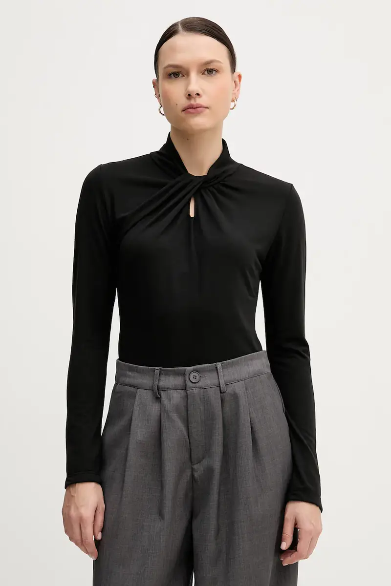 camicia a maniche lunghe colore nero S98YBFSENSO