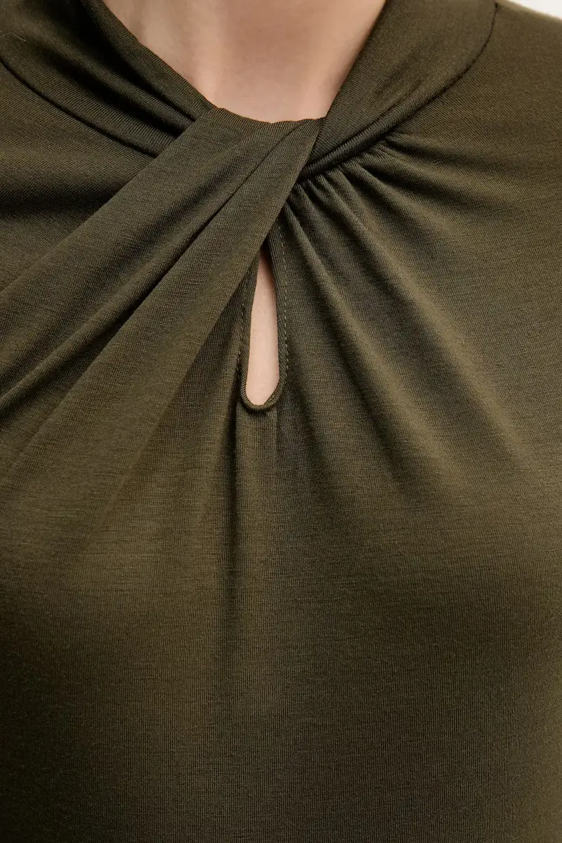 camicia a maniche lunghe colore verde S98YBFSENSO miniatura 5