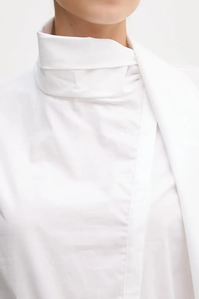 camicia donna colore bianco S7YBFMOSCA miniatura 5