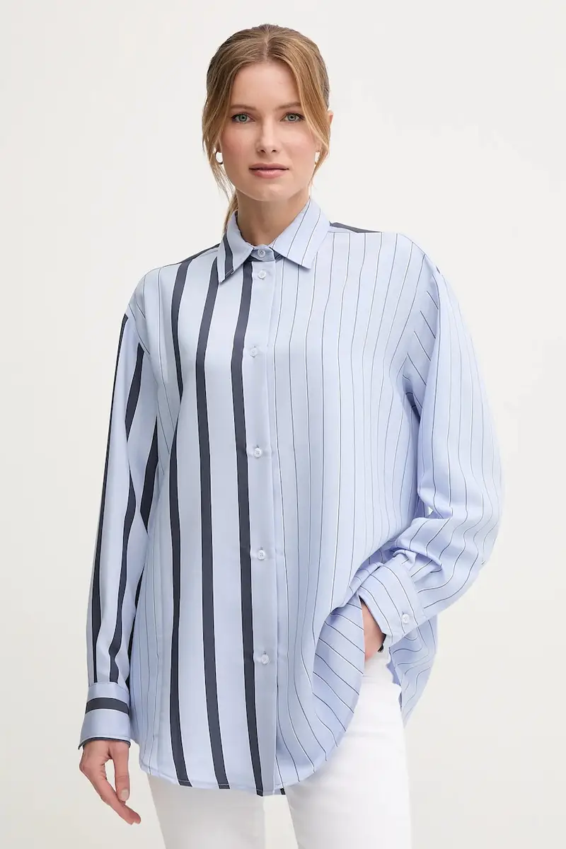 camicia donna colore blu S15XBEPAVESINO