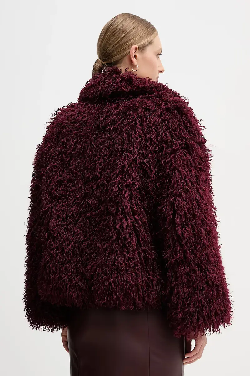 cappotto colore granata S31YBFPONGO miniatura 3