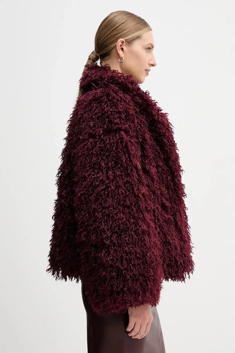 cappotto colore granata S31YBFPONGO miniatura 4