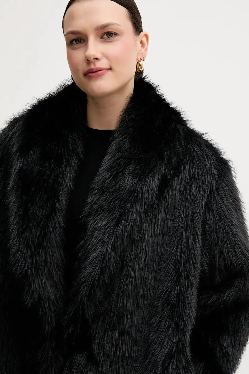 cappotto colore nero S15YBFGENNY miniatura 4