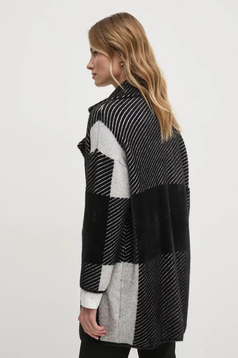 Sandro Ferrone Cardigan Donna Nero 3262722 miniatura 3