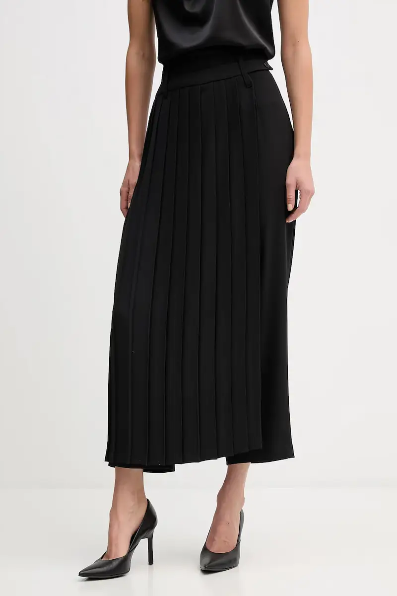 gonna-pantalone donna colore nero S32YBFMOLTO miniatura 4