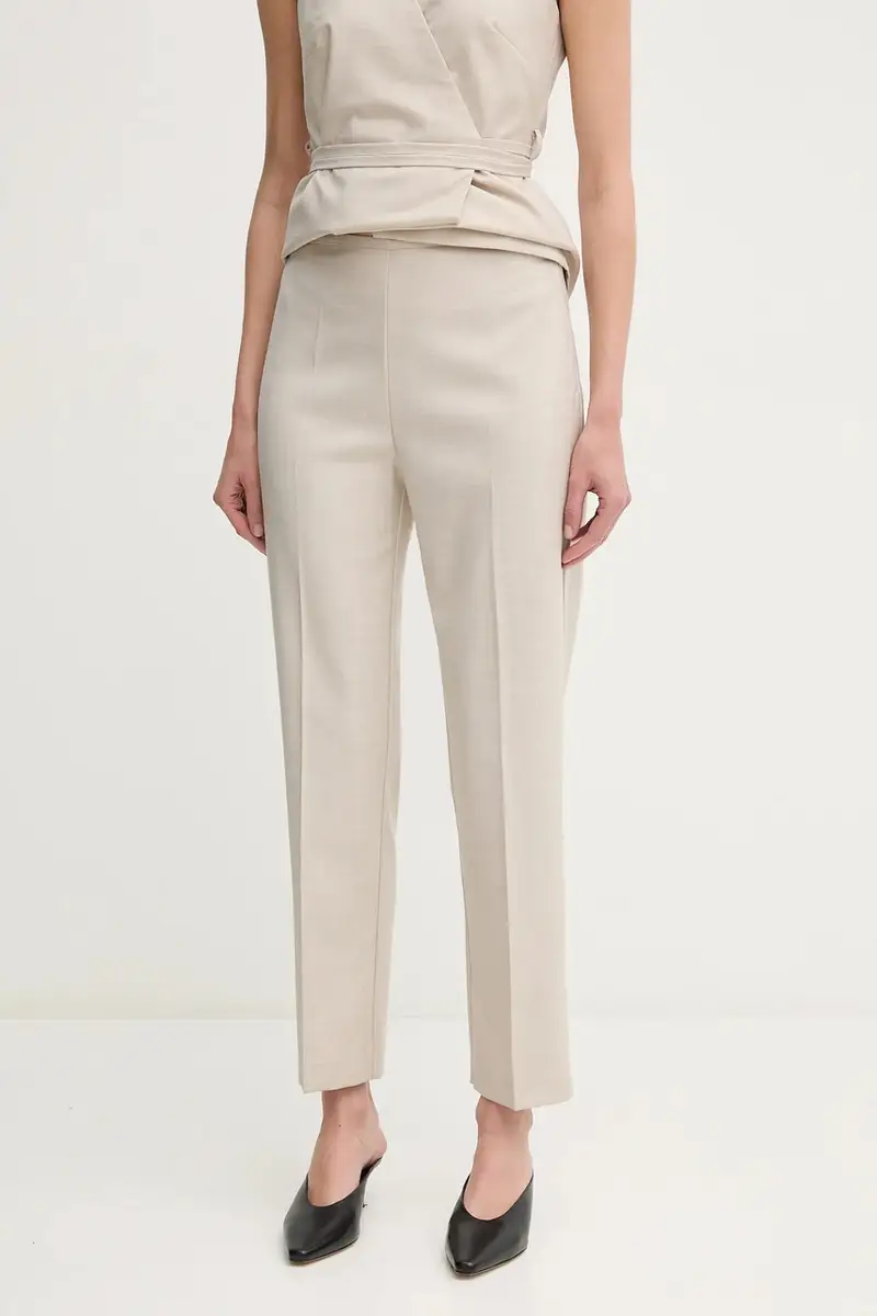 pantaloni donna colore beige S23XBEBERILLIO
