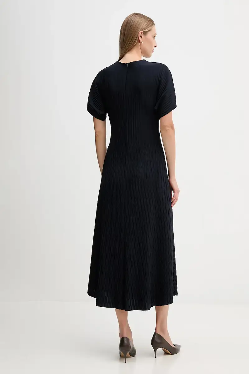 vestito colore blu navy S14YBFBACILLO miniatura 3