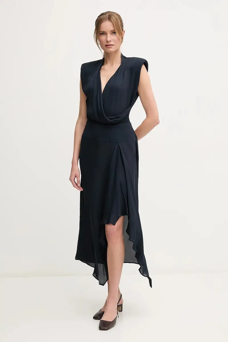 vestito colore blu navy S23XBEBONACCORTI