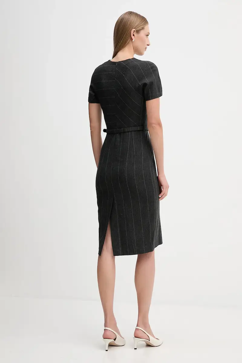 vestito con lana colore grigio S23YBFBICCHIERE miniatura 3