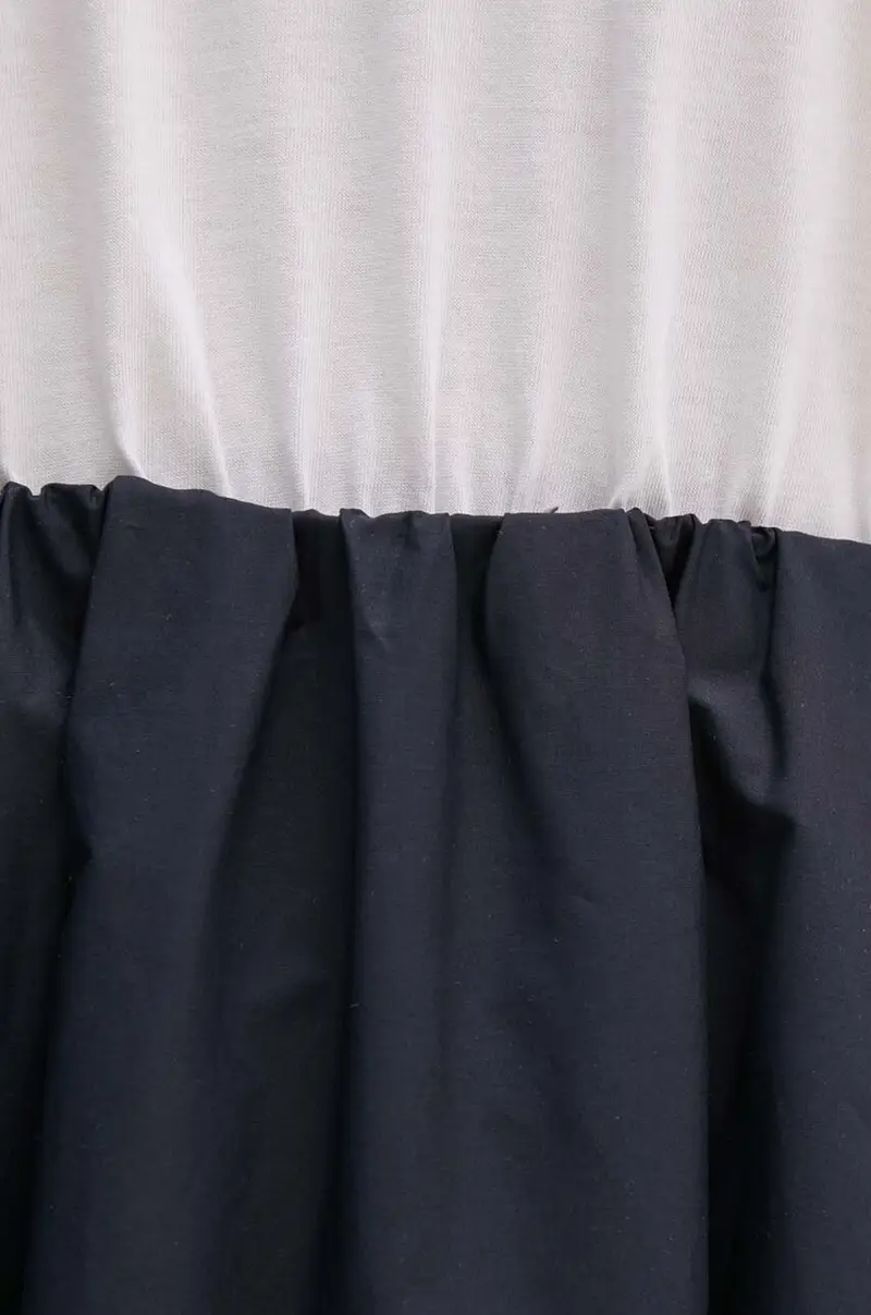 vestito in cotone colore bianco SFS7XBDMARGOT miniatura 5