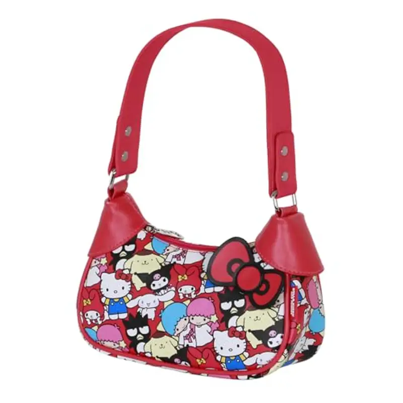 Sanrio Hello Kitty Friends-Borsa Fancy Casual, Multicolore, 21,5 x 14,5 cm