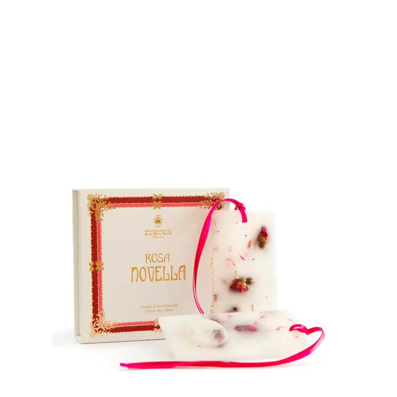 Rosa Novella Tavolette di Cera Profumate