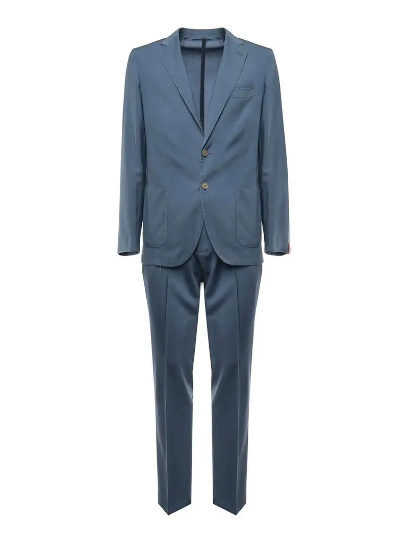 Vestito di lino puro Blu