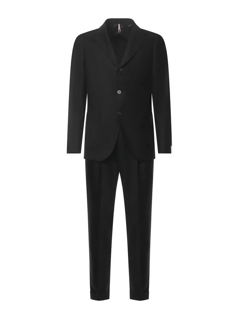 Vestito Monopetto In Lana E Cashmere Blu