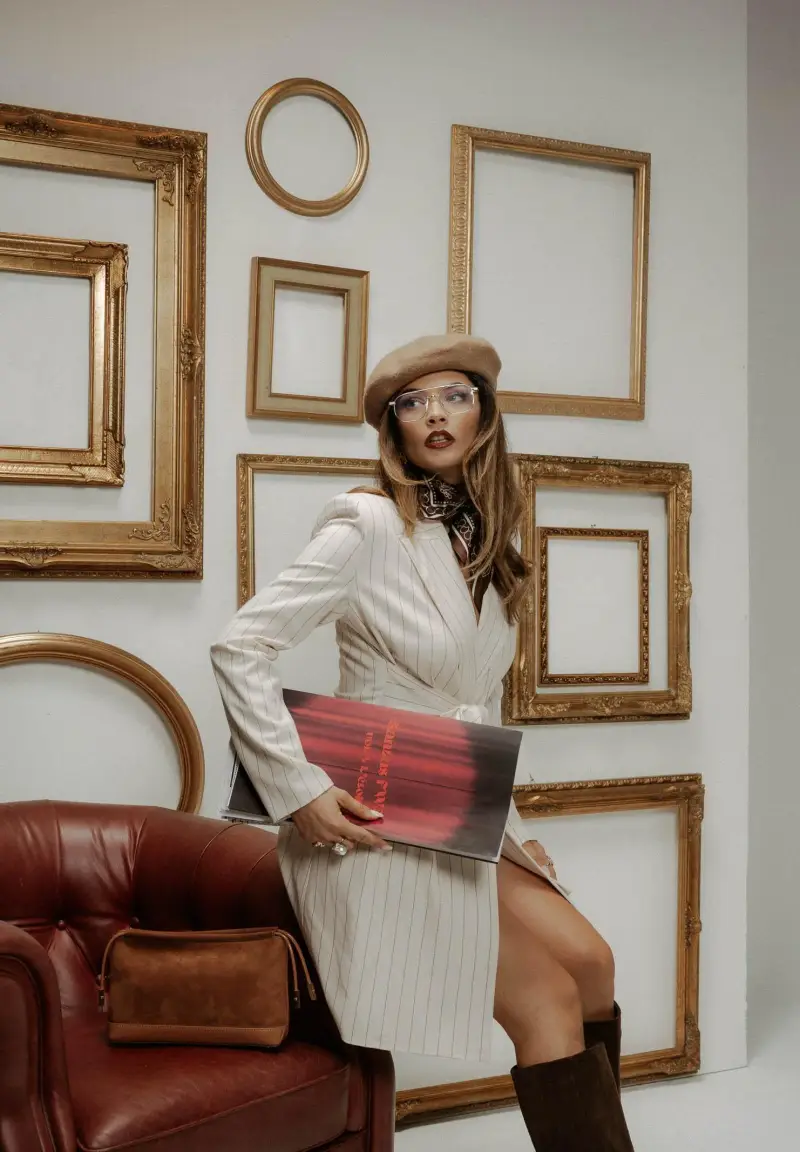 Abito corto HÉROÏNE panna da donna miniatura 2