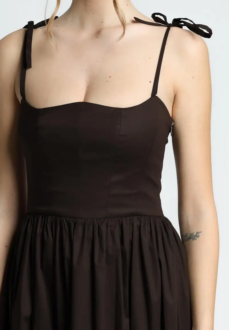 SANTAS Abito lungo DELIZIA marrone da donna miniatura 2