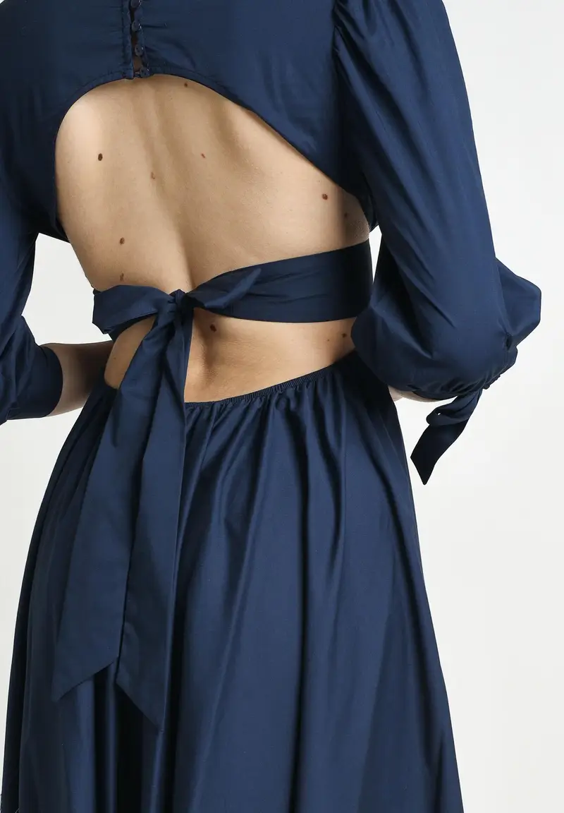 SANTAS Abito midi TIRAMISU? blu da donna miniatura 2