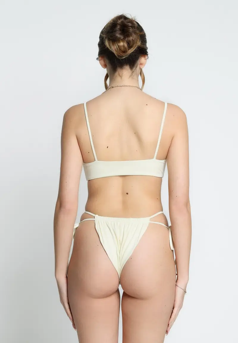 SANTAS Bikini Riccio avorio da donna miniatura 3