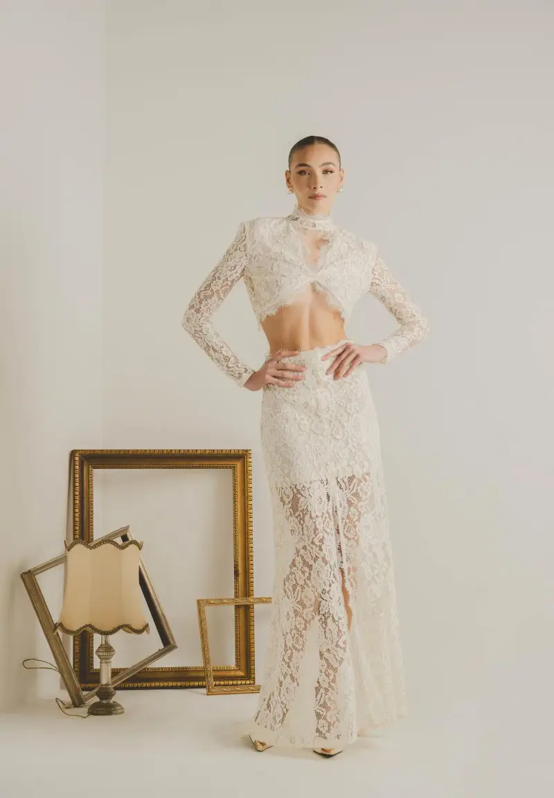 Coordinato ÉTOILE NOIRE panna da donna miniatura 2