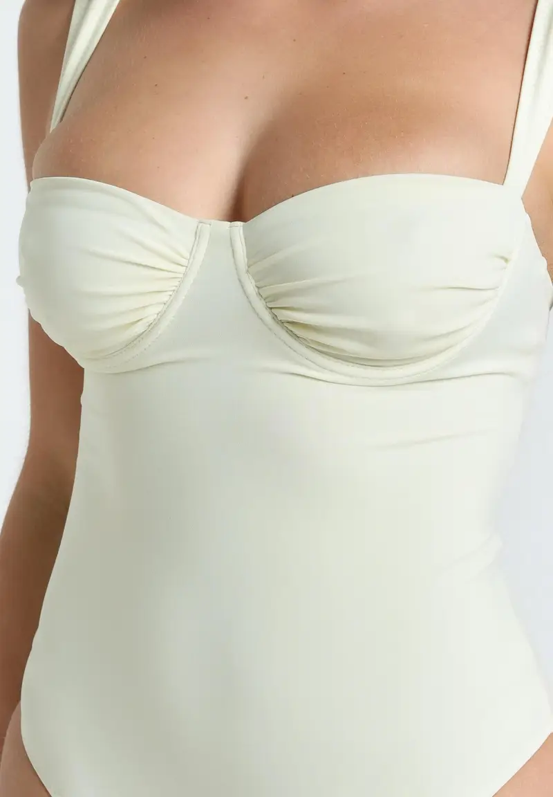 SANTAS Costume intero Isla avorio da donna miniatura 2