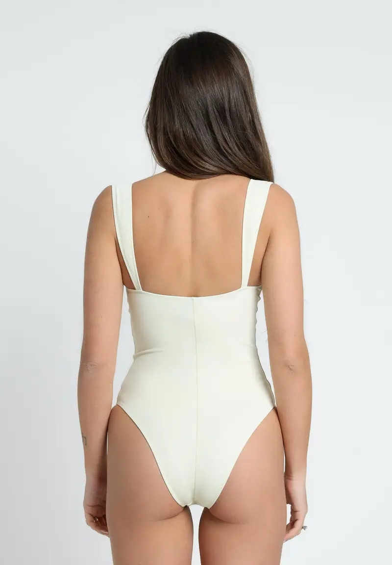 SANTAS Costume intero Isla avorio da donna miniatura 3