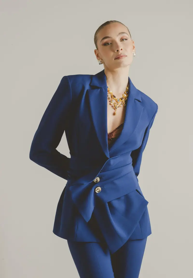 Giacca ALLURE blu quarzo da donna miniatura 2