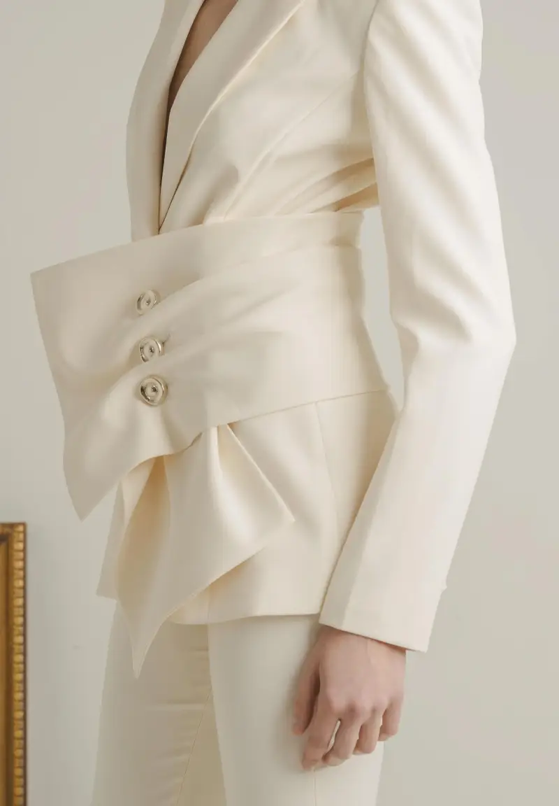 Giacca ALLURE crema da donna miniatura 3