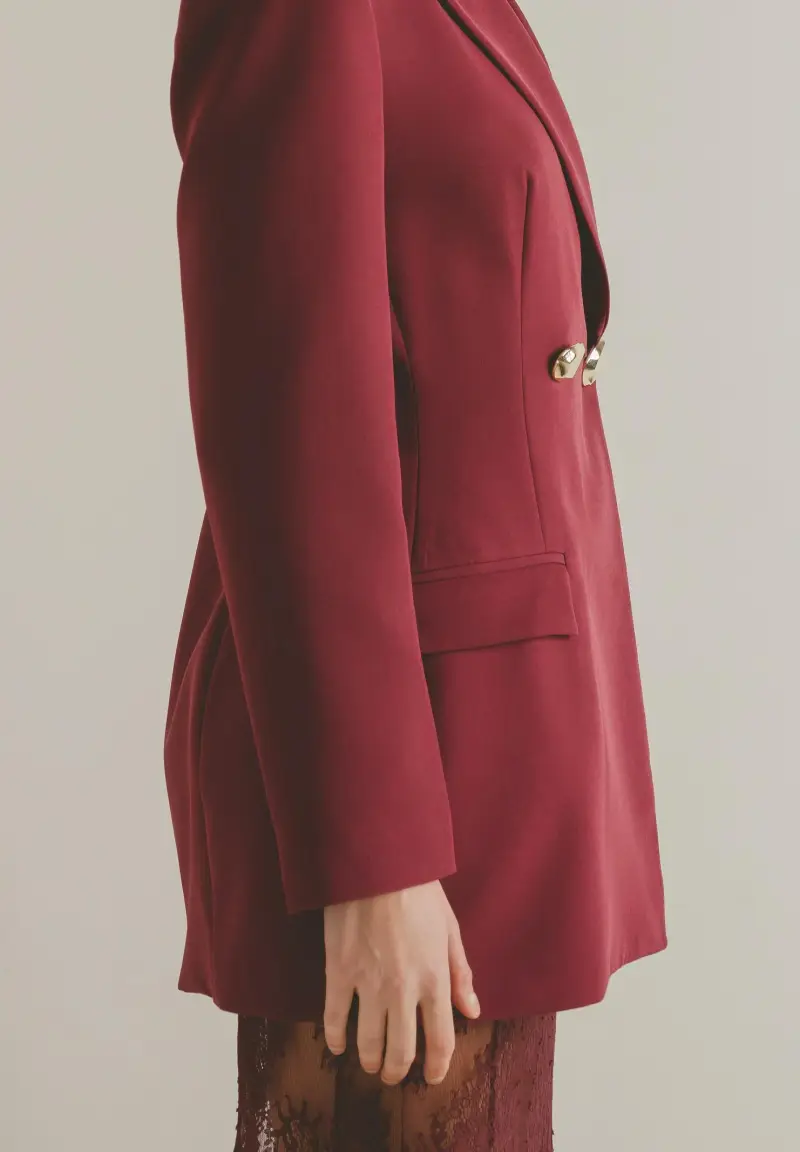 Giacca NUIT bordeaux da donna miniatura 3