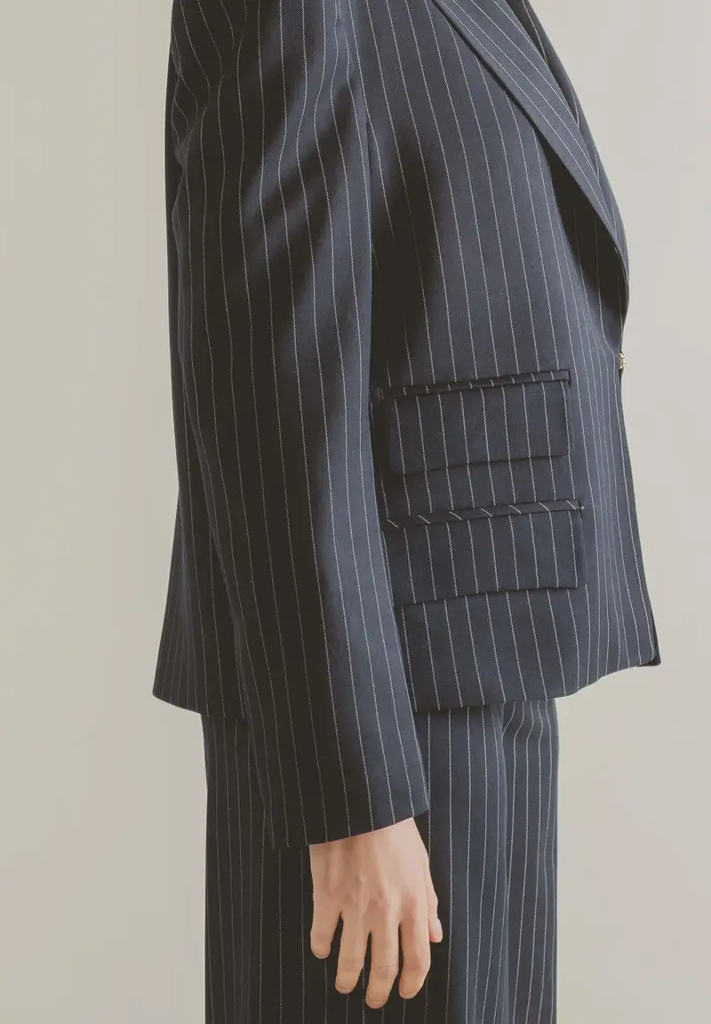 Giacca OMBRE blu da donna miniatura 3