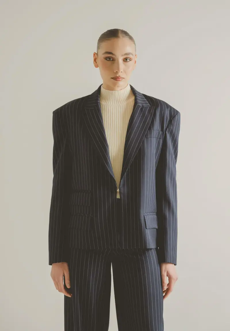 Giacca OMBRE blu da donna