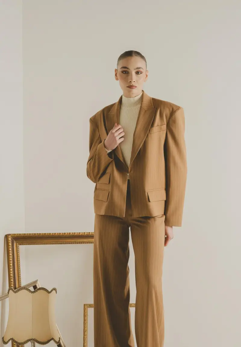 Giacca OMBRE miele da donna miniatura 2