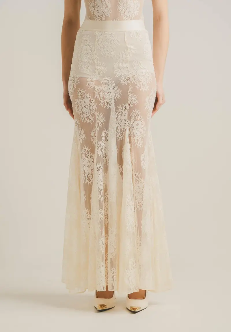 Gonna lunga NUIT panna da donna