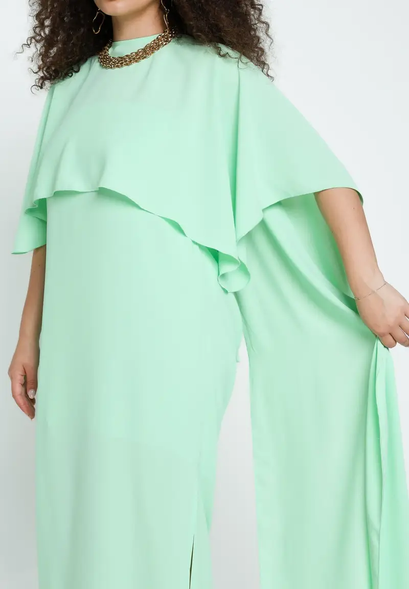 SANTAS Stola ÉCLAIR verde da donna miniatura 2