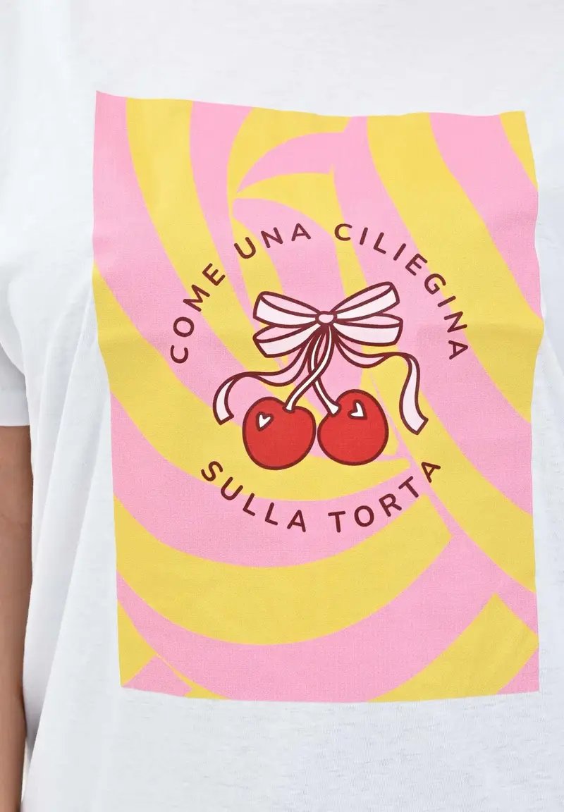 SANTAS T-shirt Donna Giallo 1345295 miniatura 2
