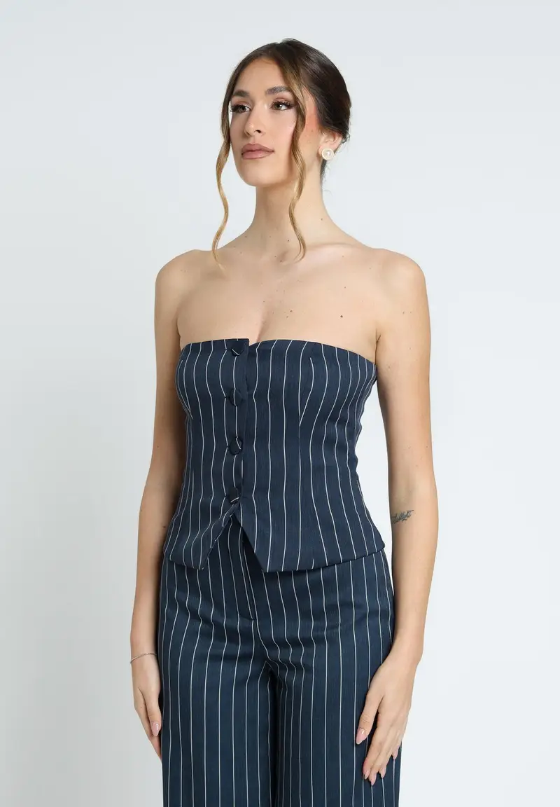 SANTAS Top Donna Blu 920599