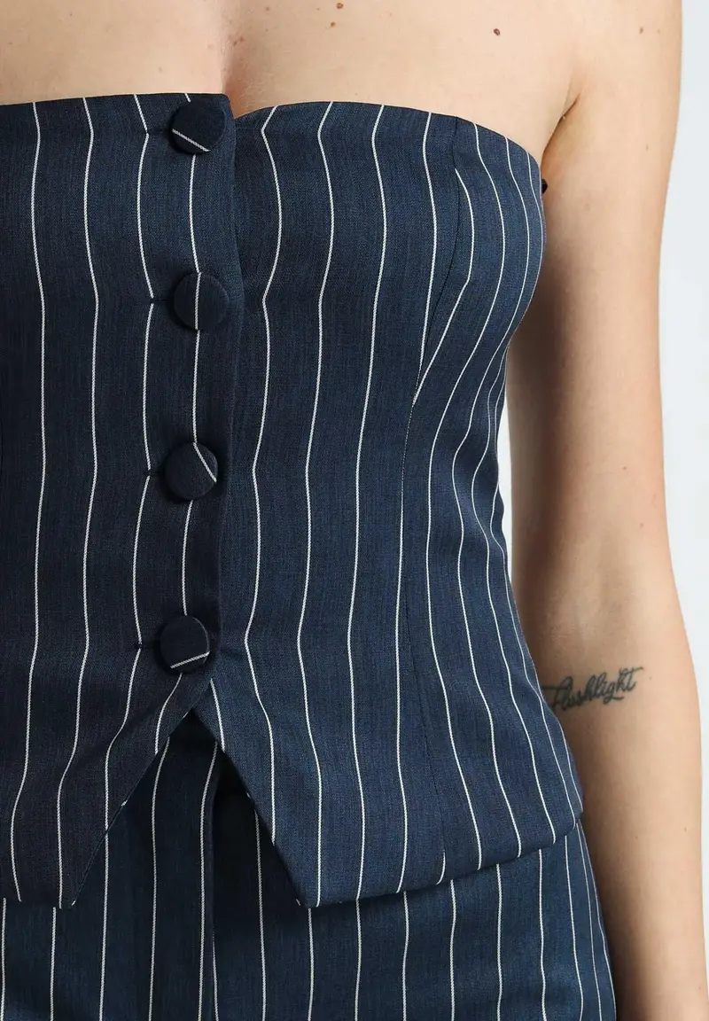 SANTAS Top Donna Blu 920599 miniatura 2