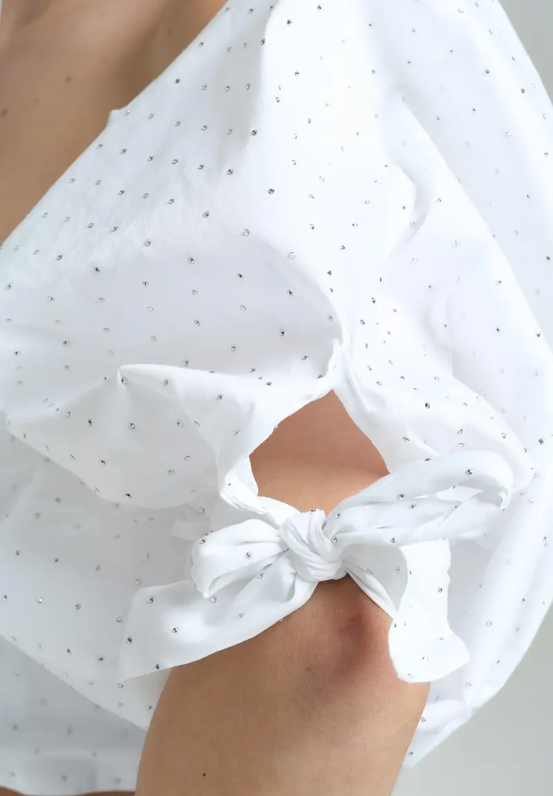 SANTAS Top Donna Bianco 920602 miniatura 2