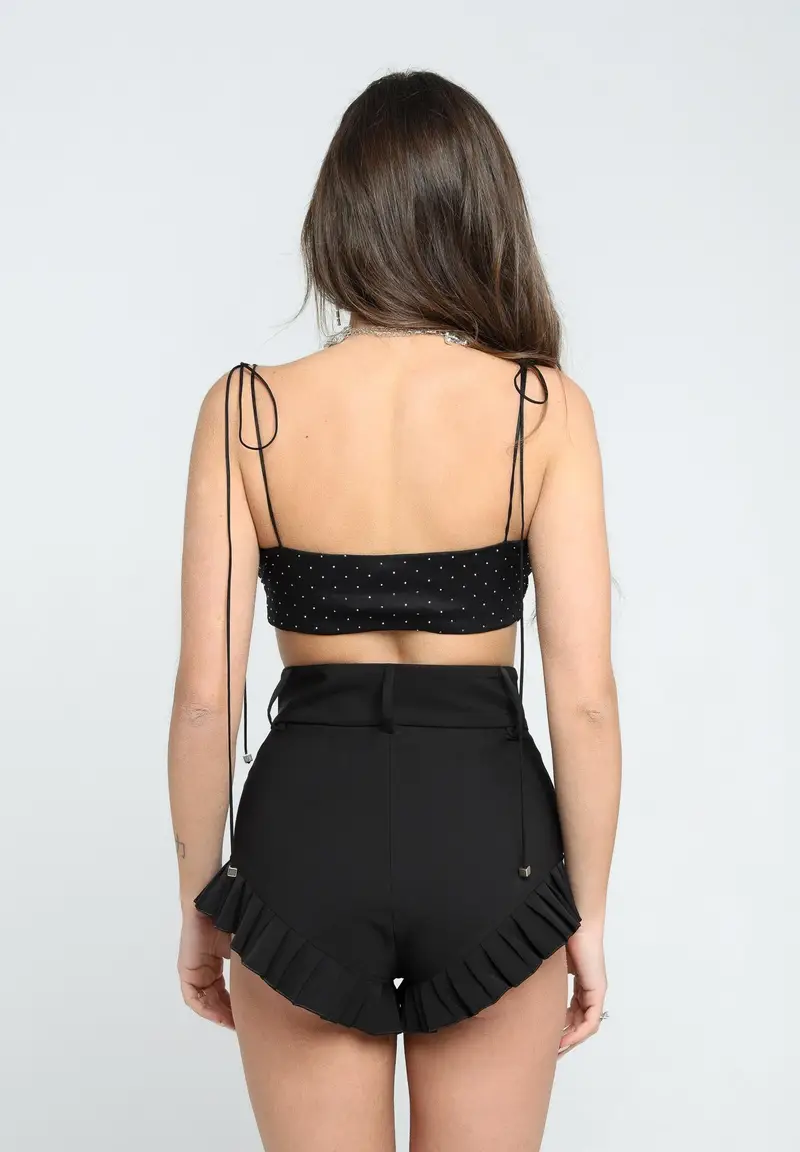 SANTAS Top Donna Nero 920586 miniatura 3