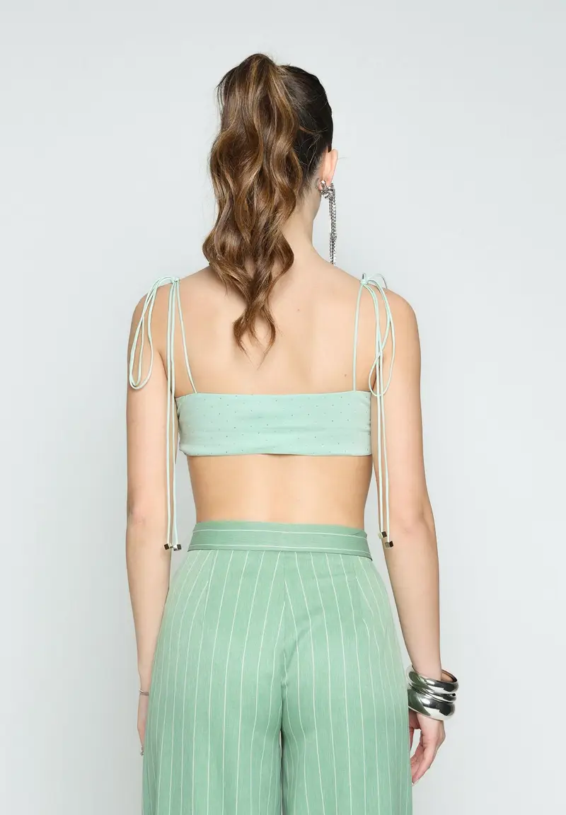 SANTAS Top Donna Verde 920596 miniatura 3