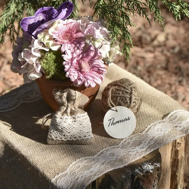 Santex 5088-25 Runner da tavola in juta