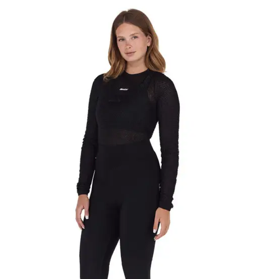 Alpha Base - maglietta tecnica manica lunga - unisex Black