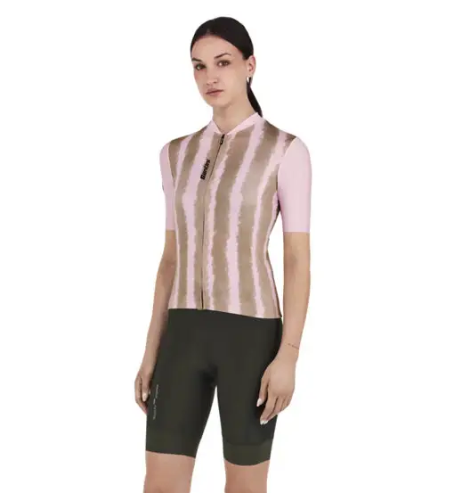 Bambu - maglia ciclismo - donna Pink