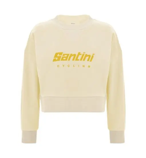 Brand Cropped - felpa - donna Dark Yellow